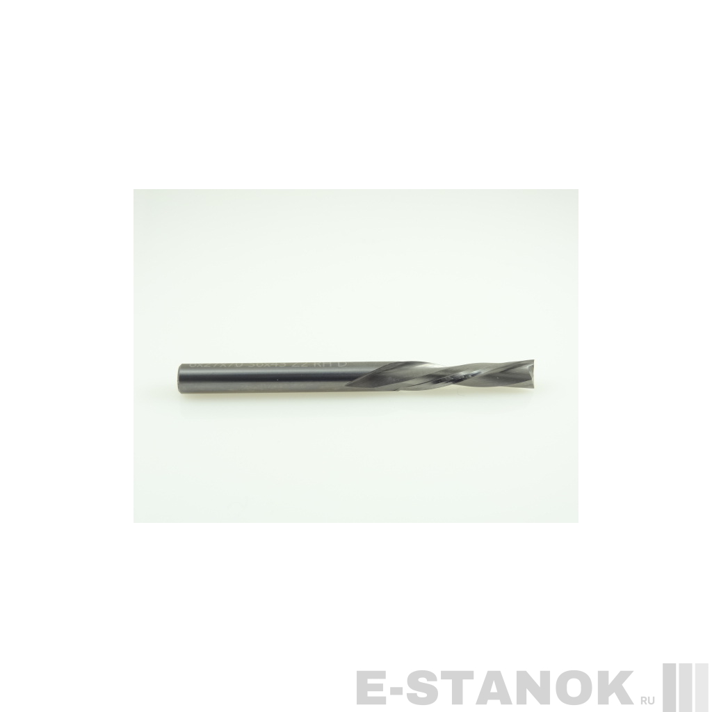 Двухзаходная фреза стружка вниз Альма: диам. 6 мм, реж. длина 22 мм