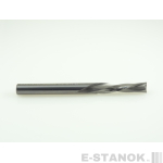 Двухзаходная фреза стружка вниз Альма: диам. 6 мм, реж. длина 22 мм