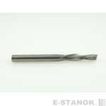 Двухзаходная фреза стружка вниз Альма: диам. 6 мм, реж. длина 27 мм