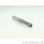 Двухзаходная фреза стружка вниз Альма+: диам. 8 мм, реж. длина 22 мм