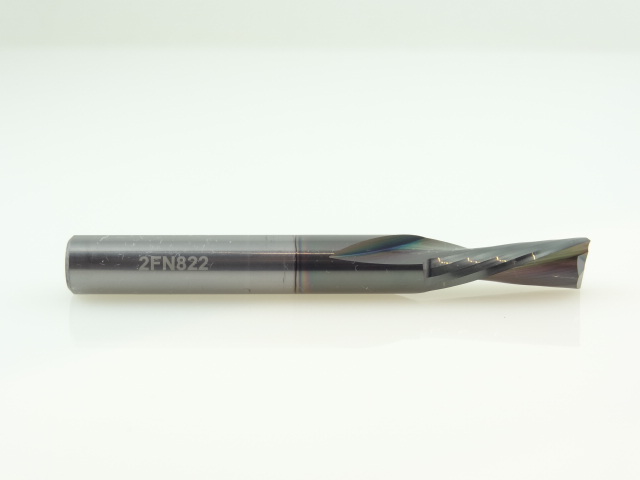 Двухзаходная фреза стружка вниз Альма+: диам. 8 мм, реж. длина 22 мм Двухзаходная фреза стружка вниз Альма+: диам. 8 мм, реж. длина 22 мм