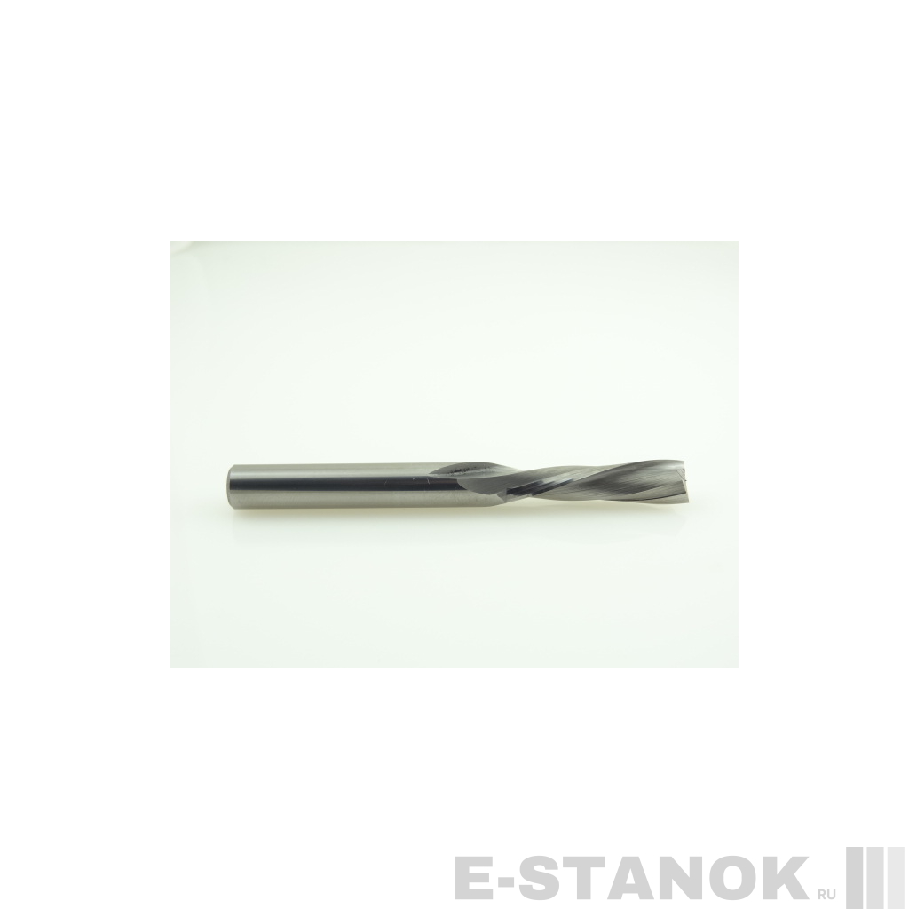 Двухзаходная фреза стружка вниз Альма: диам. 8 мм, реж. длина 32 мм