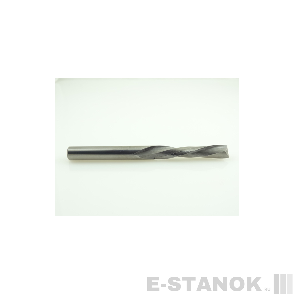 Двухзаходная фреза стружка вниз Альма: диам. 8 мм, реж. длина 42 мм