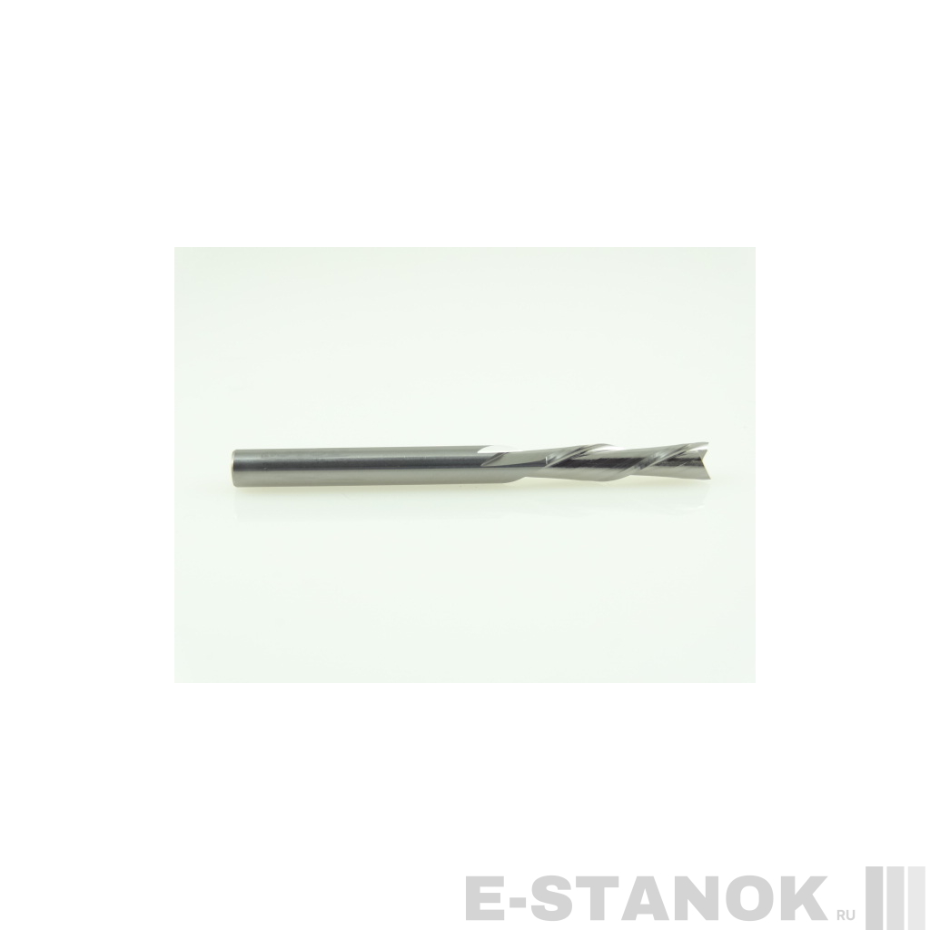 Двухзаходная фреза стружка вниз DJTOL N: диам. 4 мм, реж. длина 17 мм