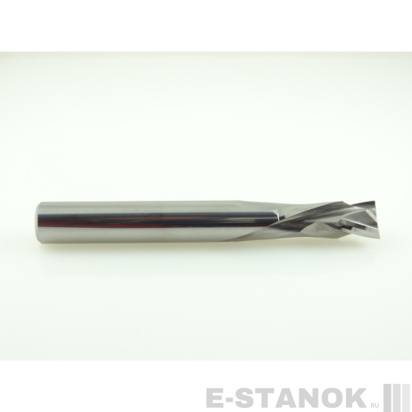 Двухзаходная компрессионная фреза Альма: диам. 10 мм, реж. длина 25 мм
