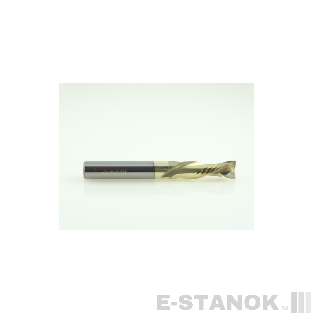 Двухзаходная компрессионная фреза Альма+: диам. 6 мм, реж. длина 18 мм