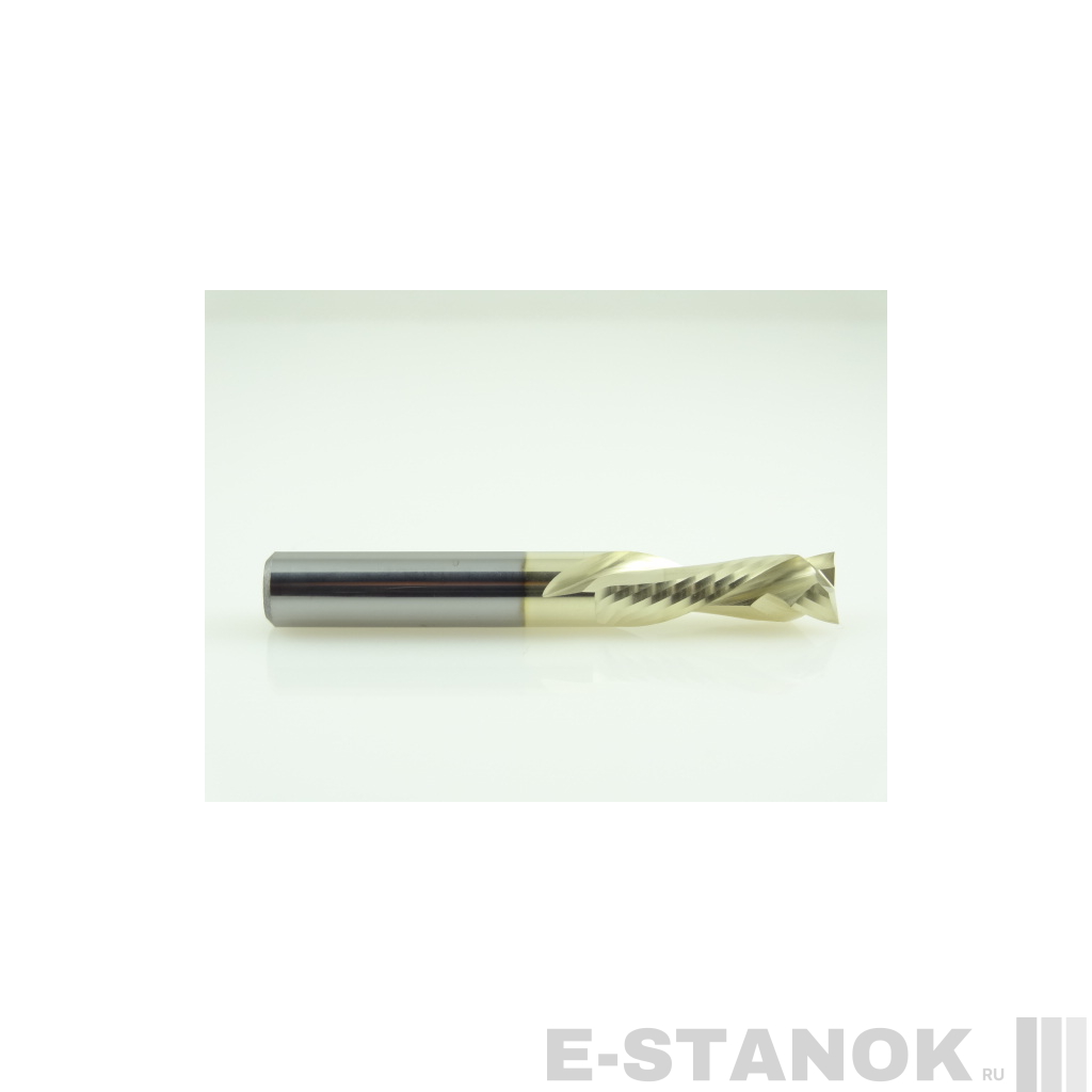Двухзаходная компрессионная фреза Альма+: диам. 8 мм, реж. длина 22 мм