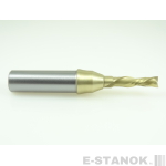 Двухзаходная компрессионная фреза: диам. 6 мм, хвост. 12 мм, реж. длина 22 мм