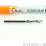 Двухзаходная компрессионная фреза DJTOL A: диам. 3.175 мм, реж. длина 17 мм