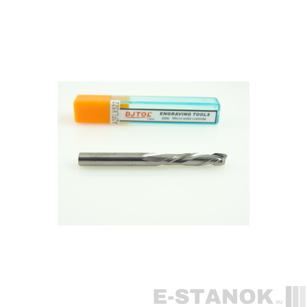 Двухзаходная компрессионная фреза DJTOL A: диам. 5 мм, реж. длина 22 мм
