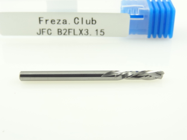 Двухзаходная компрессионная фреза JFC: диам. 3.175 мм, реж. длина 15 мм