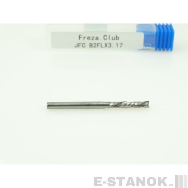 Двухзаходная компрессионная фреза JFC: диам. 3.175 мм, реж. длина 17 мм