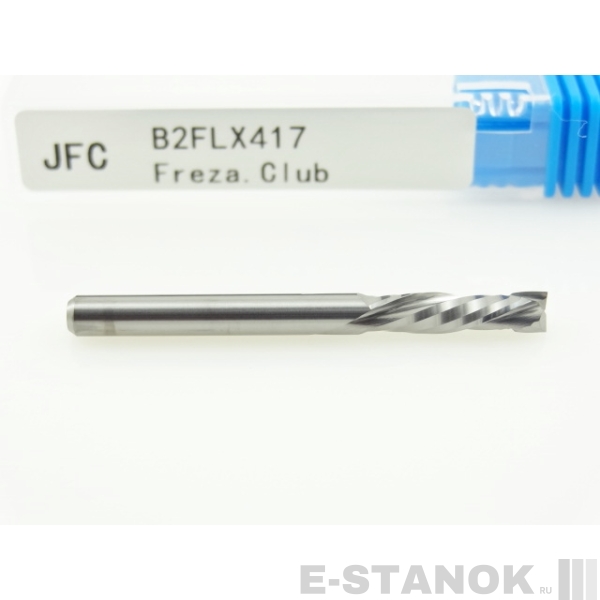 Двухзаходная компрессионная фреза JFC: диам. 4 мм, реж. длина 17 мм