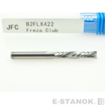 Двухзаходная компрессионная фреза JFC: диам. 4 мм, реж. длина 22 мм