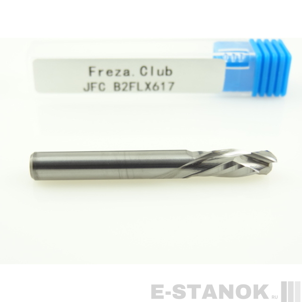 Двухзаходная компрессионная фреза JFC: диам. 6 мм, реж. длина 17 мм