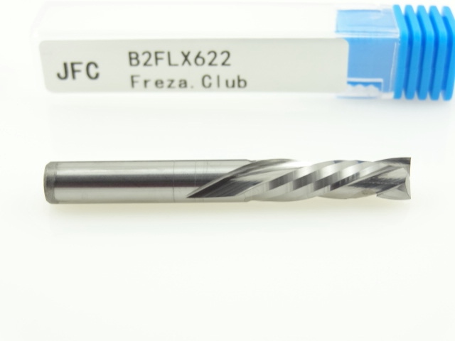 Двухзаходная компрессионная фреза JFC: диам. 6 мм, реж. длина 22 мм Двухзаходная компрессионная фреза JFC: диам. 6 мм, реж. длина 22 мм