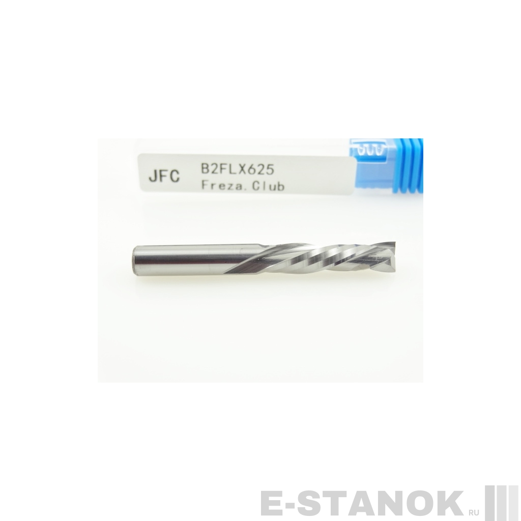 Двухзаходная компрессионная фреза JFC: диам. 6 мм, реж. длина 25 мм