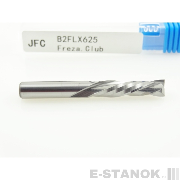 Двухзаходная компрессионная фреза JFC: диам. 6 мм, реж. длина 25 мм