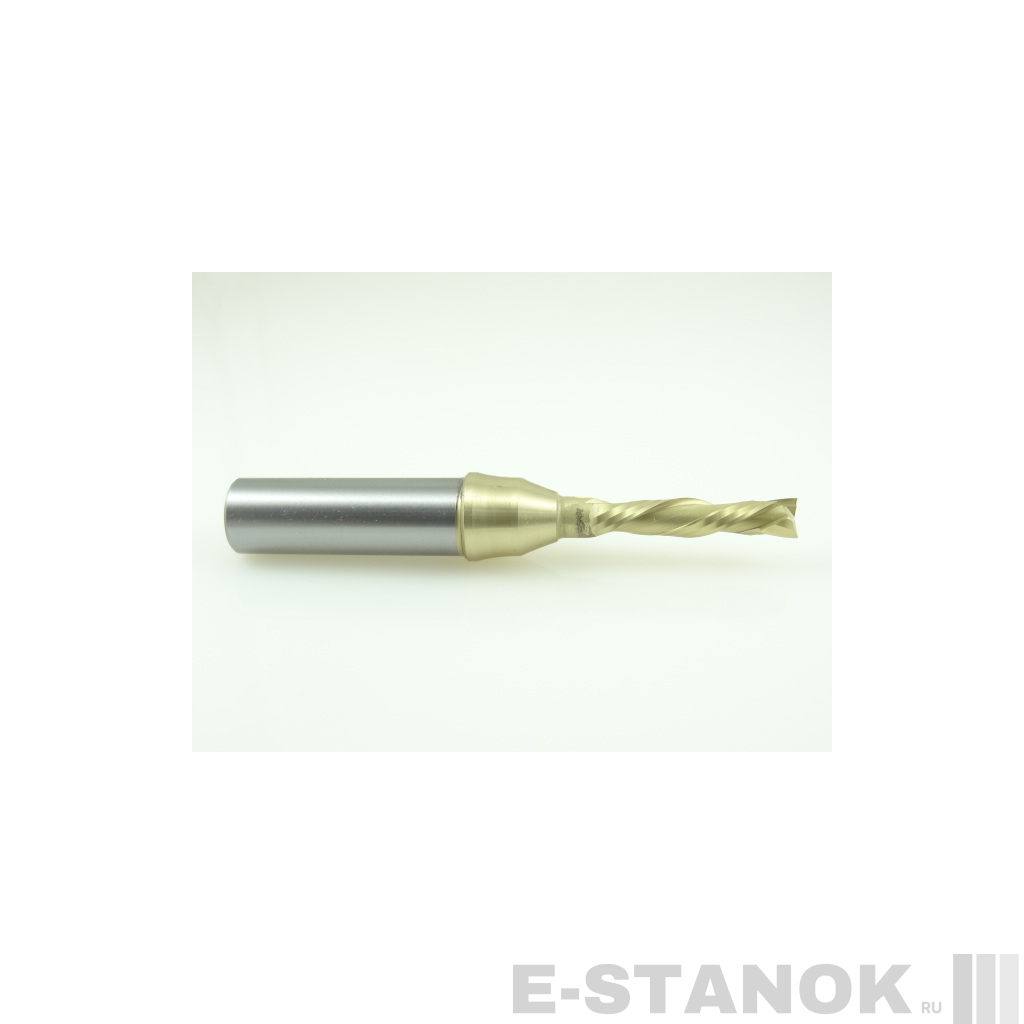 Двухзаходная компрессионная фреза SD: диам. 6 мм, хвост. 12 мм, реж. длина 28 мм