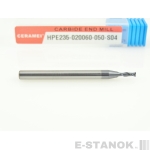 Двухзаходная универсальная фреза (HRC50) CERAMEI: диам. 2 мм, хвост. 4 мм, реж. часть 6 мм