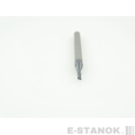 Двухзаходная универсальная фреза (HRC50) CERAMEI: диам. 2 мм, хвост. 4 мм, реж. часть 6 мм