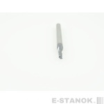 Двухзаходная универсальная фреза (HRC50) CERAMEI: диам. 2.5 мм, хвост. 4 мм, реж. часть 7 мм