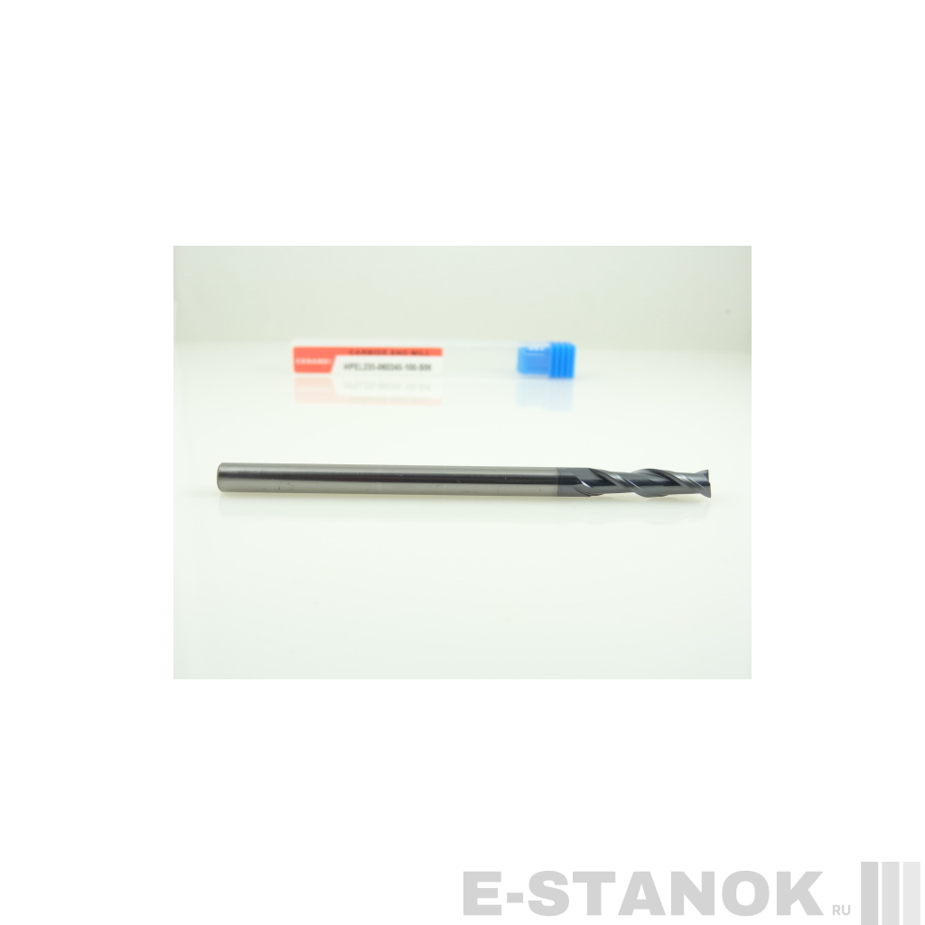 Двухзаходная универсальная фреза (HRC50) CERAMEI: диам. 6 мм, реж. часть 24 мм, общая длина 100 мм
