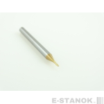 Двухзаходная универсальная фреза (HRC55) CERAMEI: диам. 1 мм, хвост. 4 мм, реж. часть 3 мм