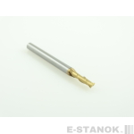 Двухзаходная универсальная фреза (HRC55) CERAMEI: диам. 3 мм, хвост. 4 мм, реж. часть 9 мм