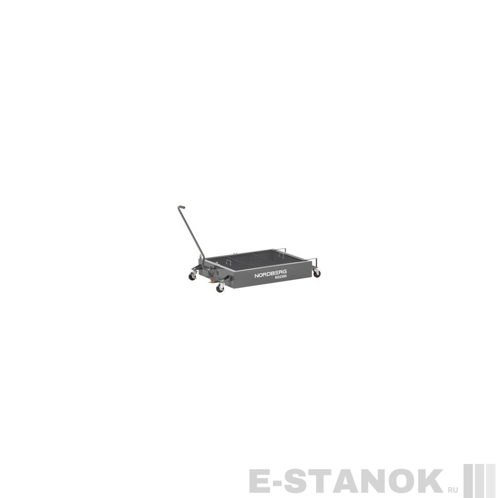 Емкость для сбора масла на колесах, 95 л, серая NORDBERG NO2395(G)