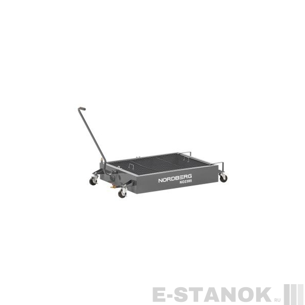 Емкость для сбора масла на колесах, 95 л, серая NORDBERG NO2395(G)