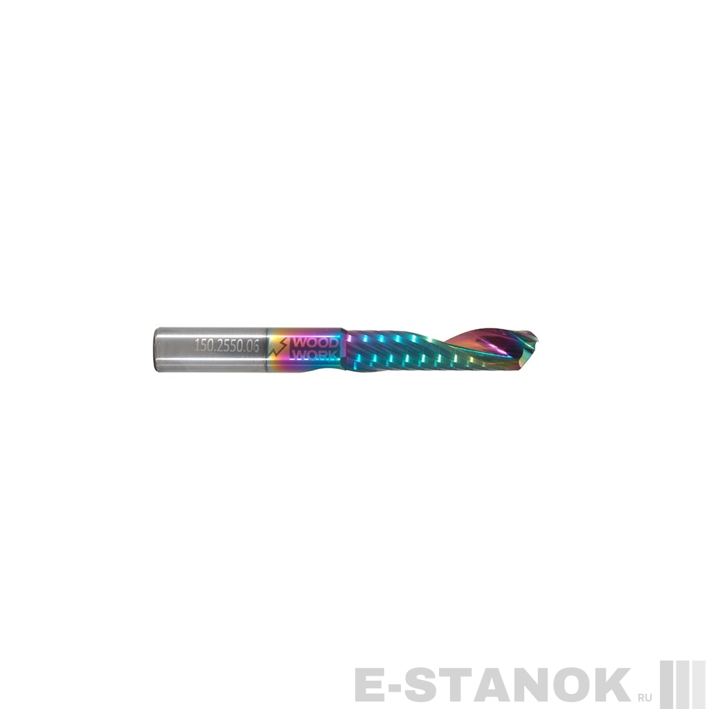 Фреза для акрила WoodWork c DLC покрытием: диам. 4 мм, реж. длина 15 мм