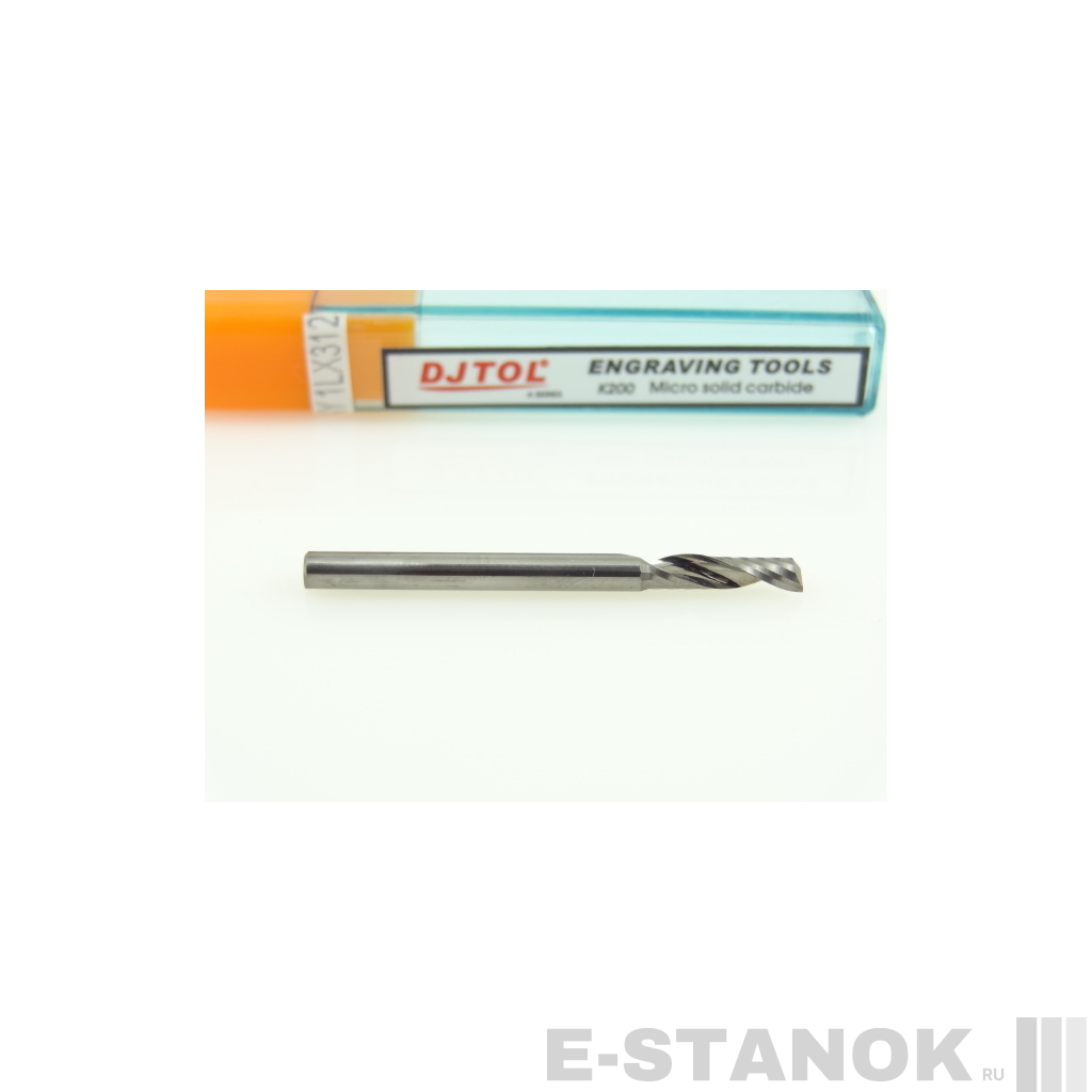 Фреза по акрилу DJTOL A: диам. 3 мм, реж. длина 12 мм