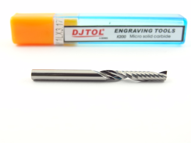 Фреза по акрилу DJTOL A: диам. 3.175 мм, реж. длина 17 мм