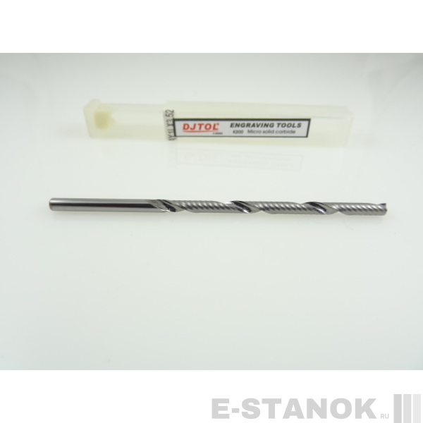 Фреза по акрилу DJTOL A: диам. 3.175 мм, реж. длина 52 мм