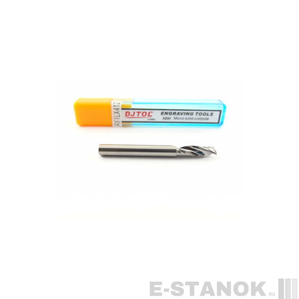 Фреза по акрилу DJTOL A: диам. 4 мм, реж. длина 12 мм