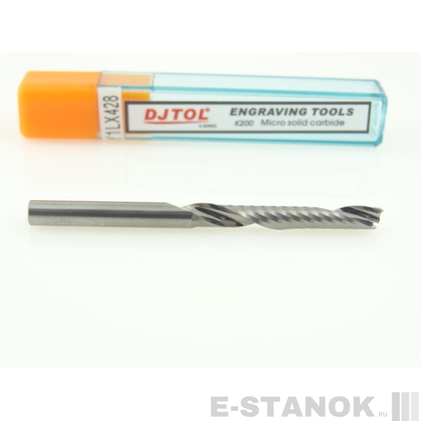Фреза по акрилу DJTOL A: диам. 4 мм, реж. длина 28 мм