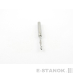 Фреза по акрилу DJTOL A: хвост. 3.175 мм, диам. 1.5 мм, реж. длина 12 мм