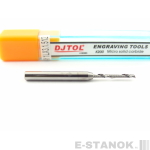 Фреза по акрилу DJTOL A: хвост. 3.175 мм, диам. 1.5 мм, реж. длина 12 мм