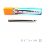 Фреза по акрилу DJTOL A: хвост. 3.175 мм, диам. 2 мм, реж. длина 5 мм