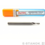 Фреза по акрилу DJTOL A: хвост. 3.175 мм, диам. 2 мм, реж. длина 8 мм