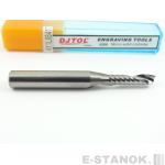 Фреза по акрилу DJTOL A: хвост. 6, диам. 4 мм, реж. длина 17 мм