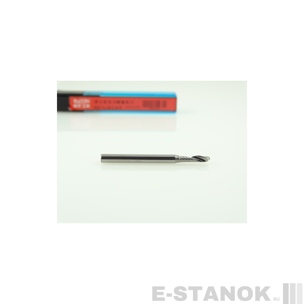 Фреза по акрилу DJTOL AA: диам. 2.5 мм, хвост. 3.175 мм, реж. длина 10 мм