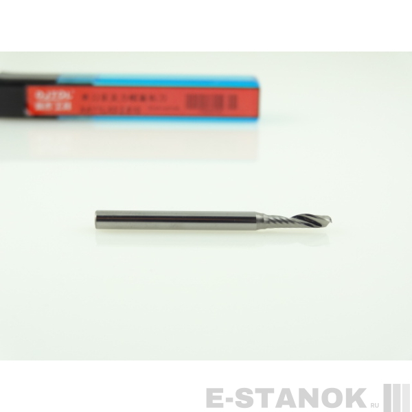 Фреза по акрилу DJTOL AA: диам. 2.5 мм, хвост. 3.175 мм, реж. длина 10 мм