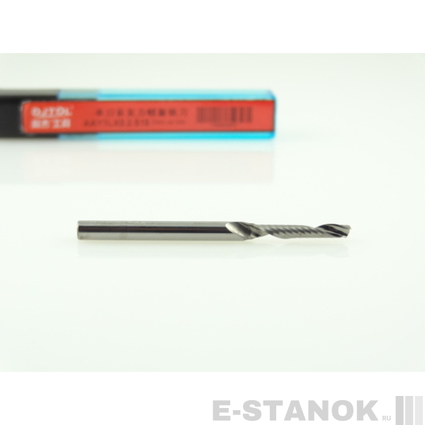 Фреза по акрилу DJTOL AA: диам. 2.5 мм, хвост. 3.175 мм, реж. длина 15 мм