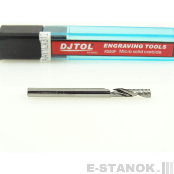 Фреза по акрилу DJTOL AA: диам. 3 мм, реж. длина 12 мм