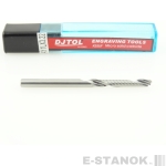 Фреза по акрилу DJTOL AA: диам. 3.175 мм, реж. длина 22 мм