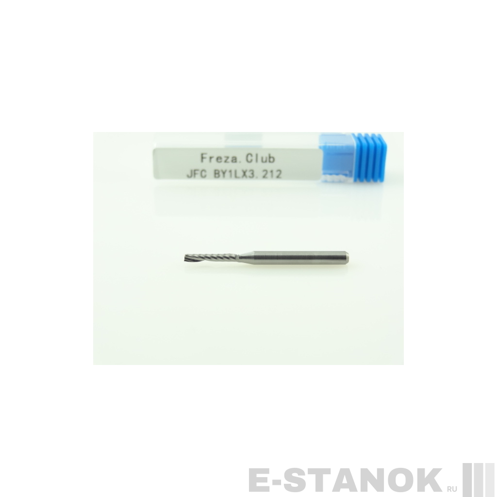 Фреза по акрилу JFC: диам. 2 мм, хвост. 3.175 мм, реж. длина 12 мм