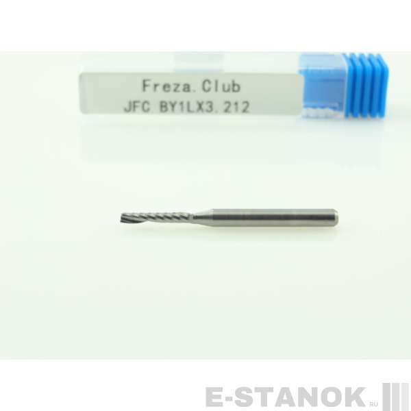 Фреза по акрилу JFC: диам. 2 мм, хвост. 3.175 мм, реж. длина 12 мм