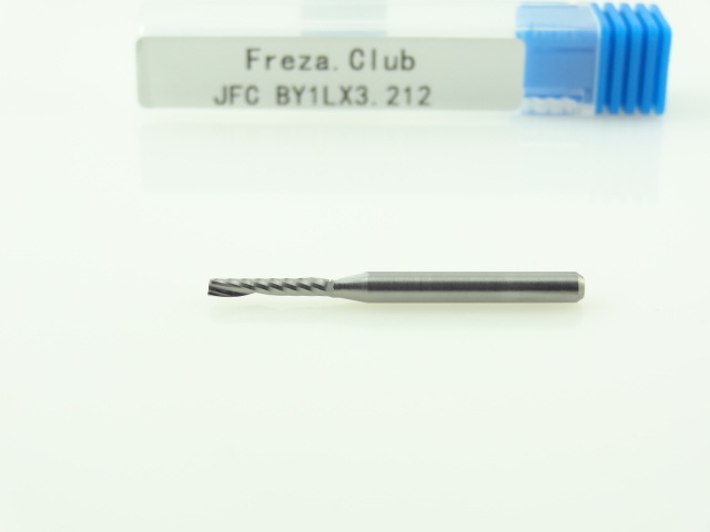 Фреза по акрилу JFC: диам. 2 мм, хвост. 3.175 мм, реж. длина 12 мм Фреза по акрилу JFC: диам. 2 мм, хвост. 3.175 мм, реж. длина 12 мм